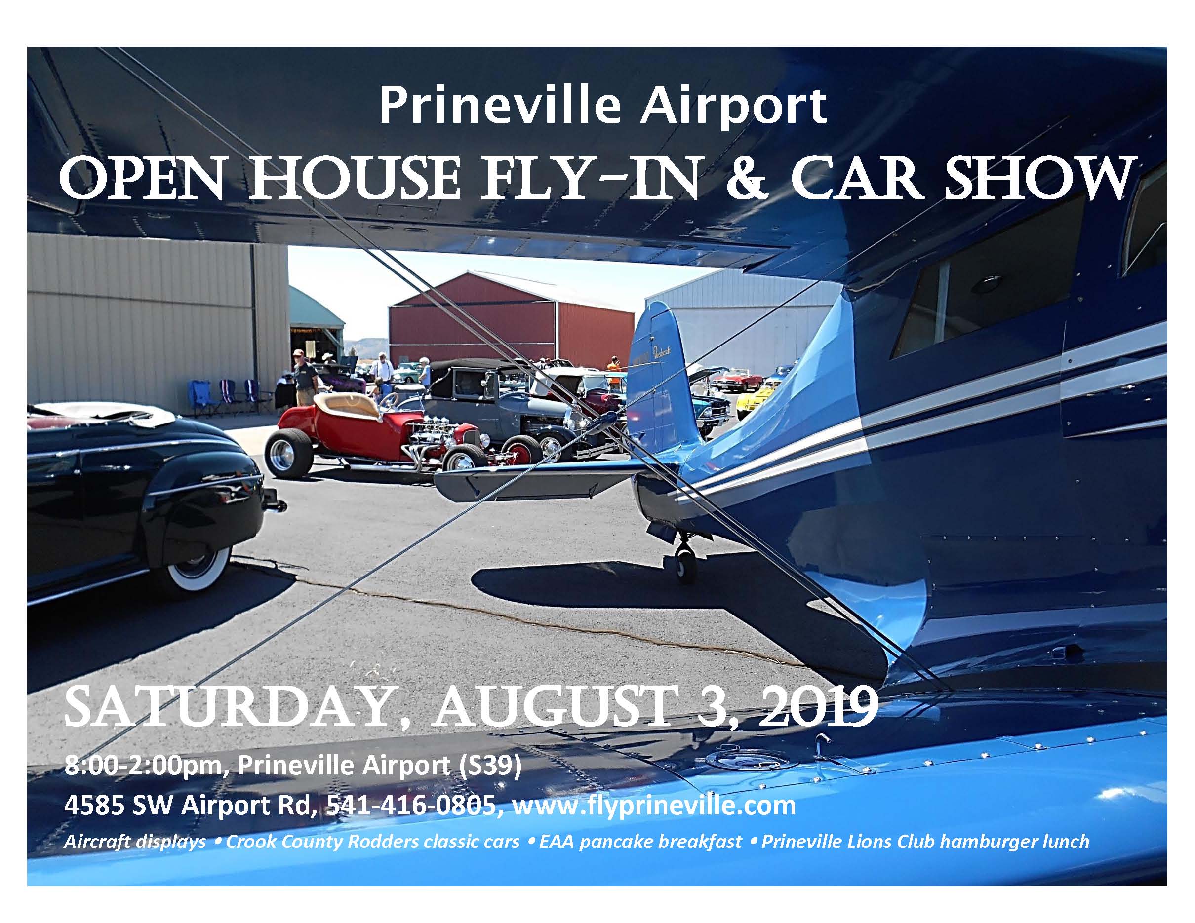Prineville Airport Open House Fly In Car Show 8319 City of