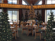 Meadow Lakes Dining Room at Christmas